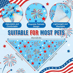Bulk set of 50 festive pet triangle kerchiefs
