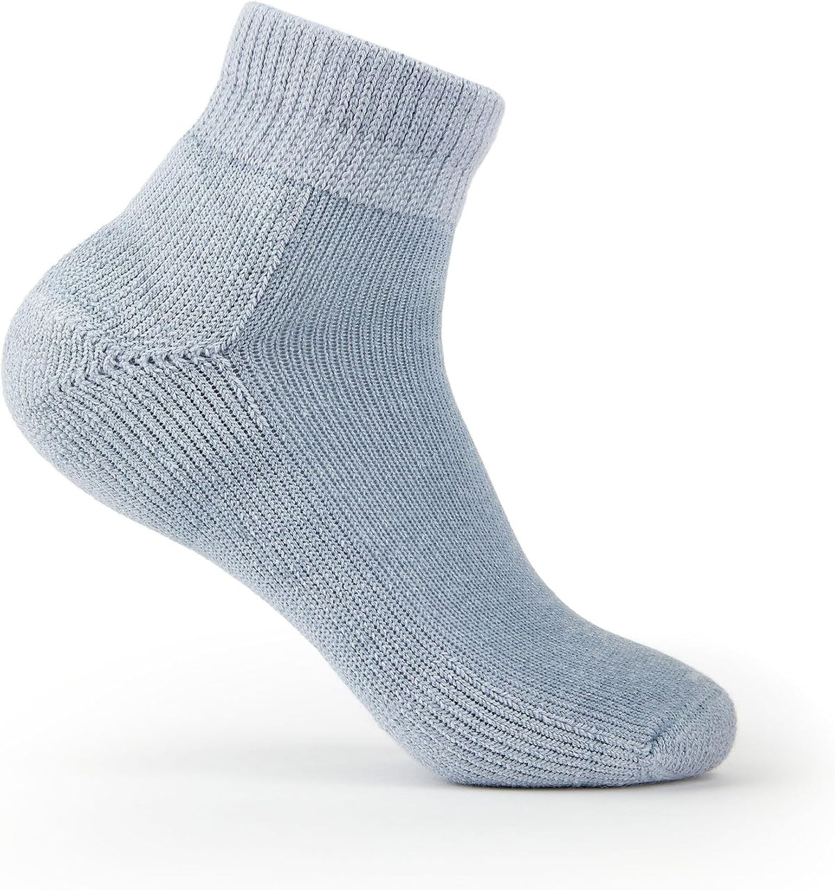 Thorlos diabetic low cut sock showing cushioned sole detail