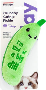 Catstages plush crinkle toy showing textured dental mesh