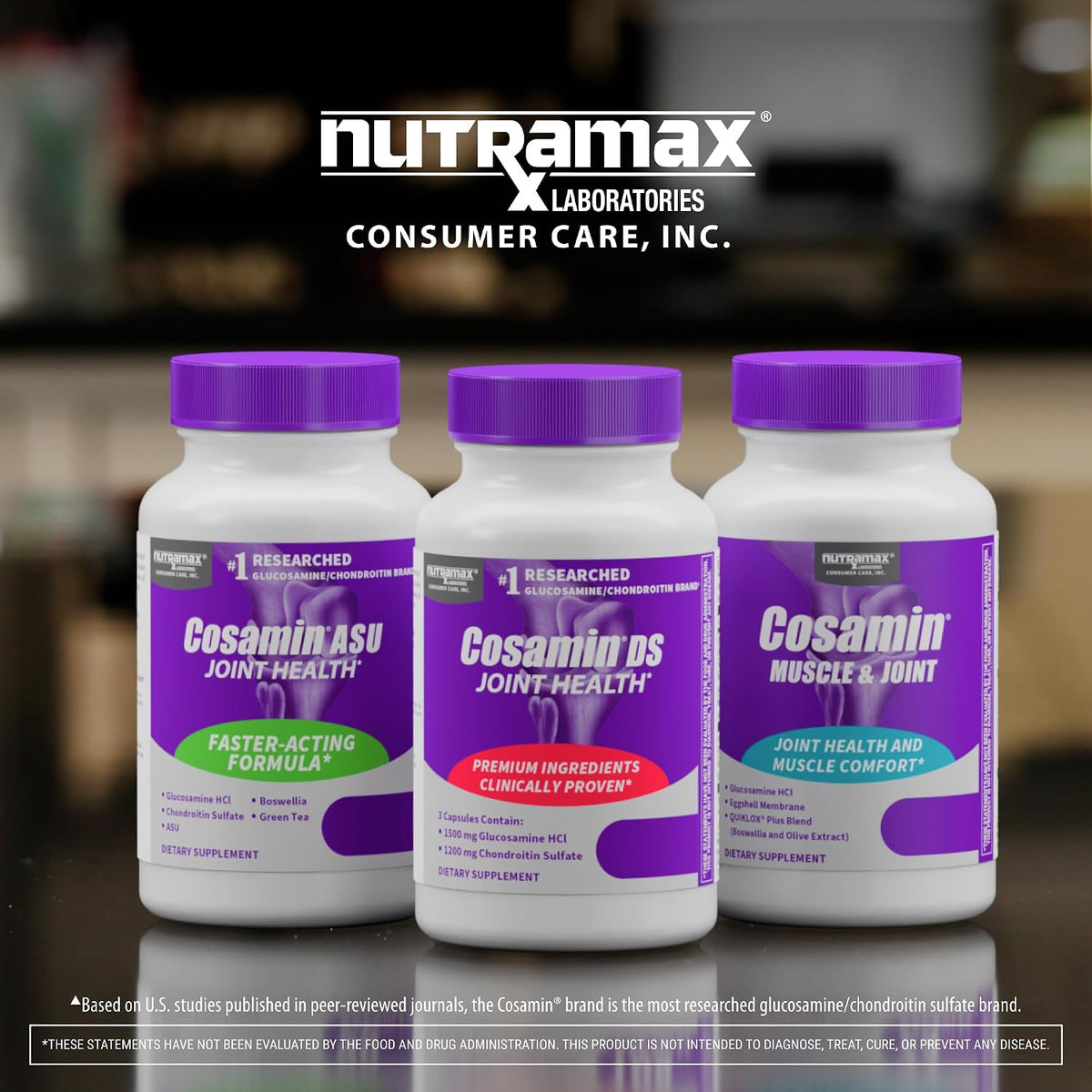 Nutramax Cosamin DS full container angle shot
