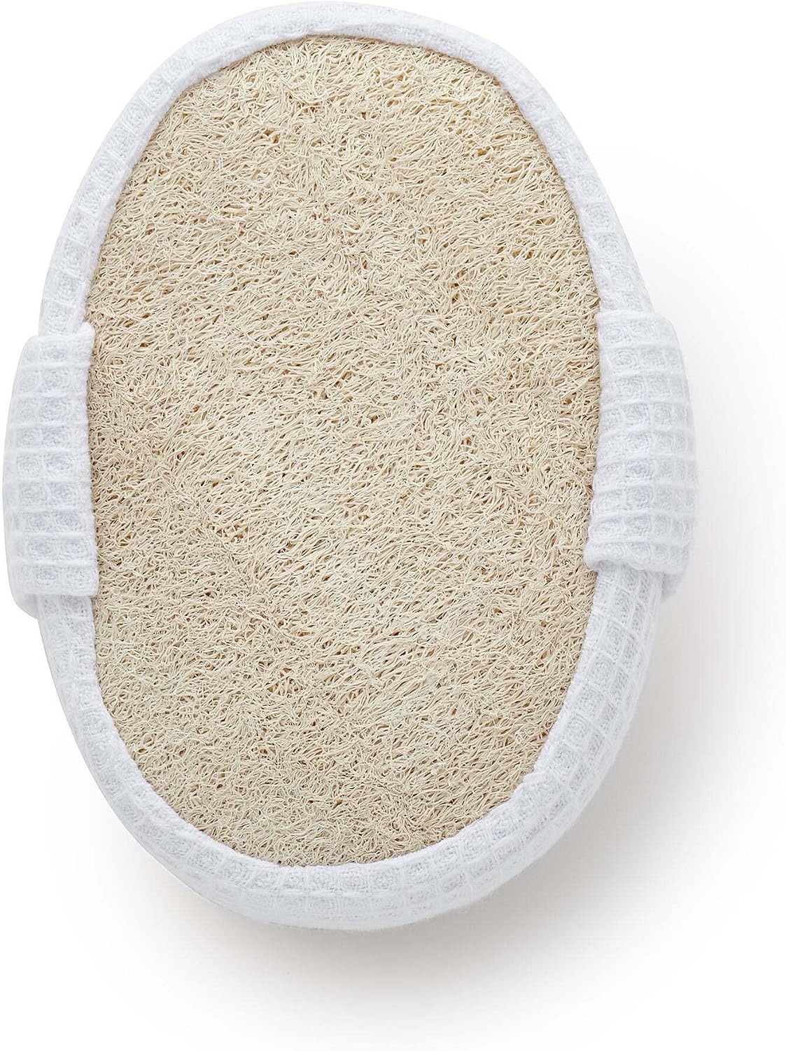 Earth Therapeutics Loofah Waffle Puff Sponge front view body scrubber