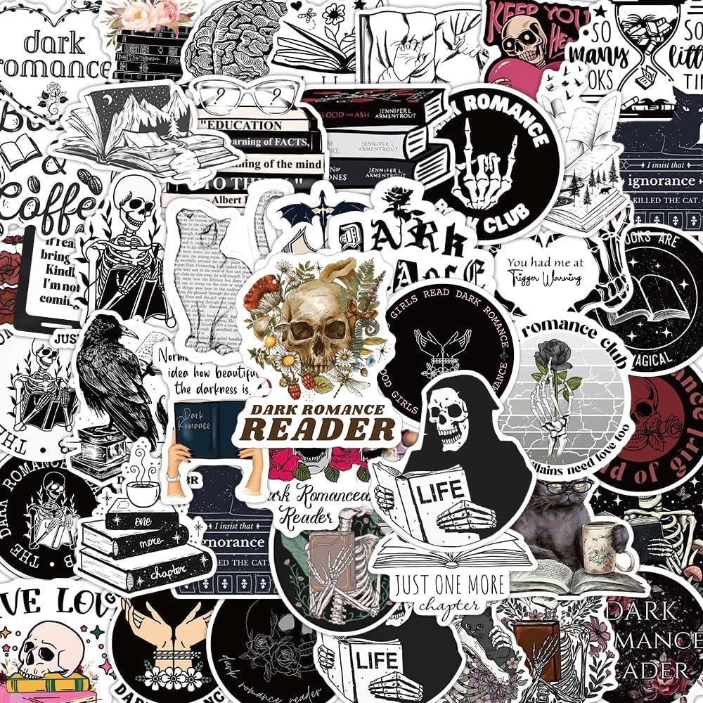 Tunosava dark romance book stickers for Kindle front view