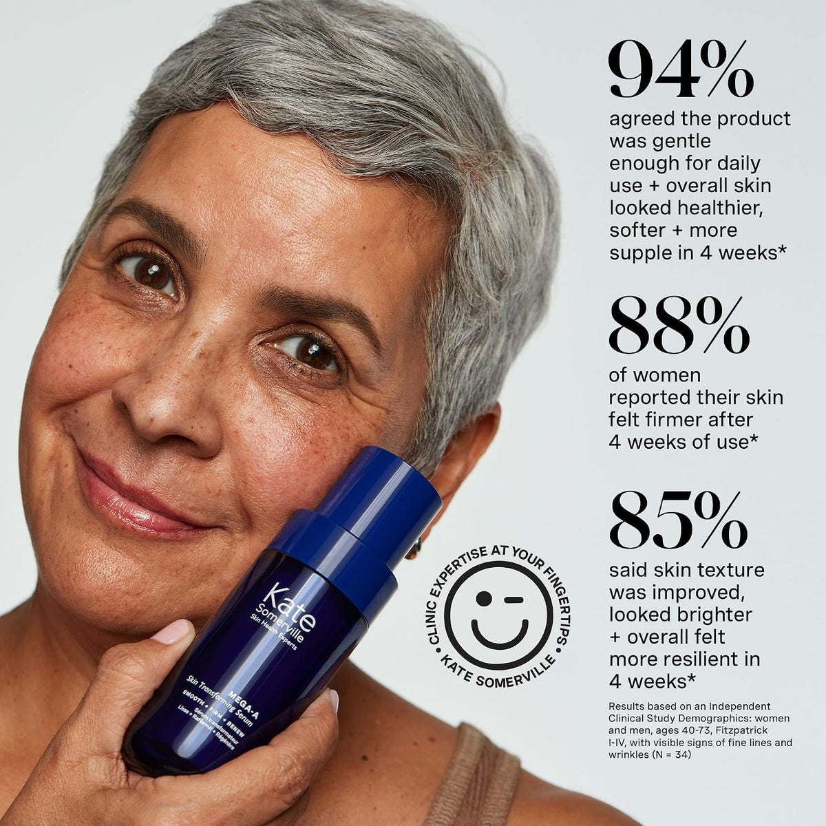 Kate Somerville Mega-A skin transforming serum clinical grade formula