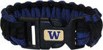 Siskiyou NCAA Survivor Bracelet close up view of the metal team logo clasp.