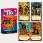 HuanRanYo What's The Tea Oracle Cards front cover box design