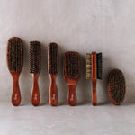 Diane Premium 100% Boar Bristle Club Wave Brush for Men, Wood Handle - Image 5