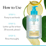 Bliss Lemon and Sage packaging showing ingredients list