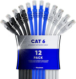 Maximm Cat6 Ethernet Cable 10 Ft Blue (12-Pack), 10Gbps 550MHz UTP Cord - Image 11
