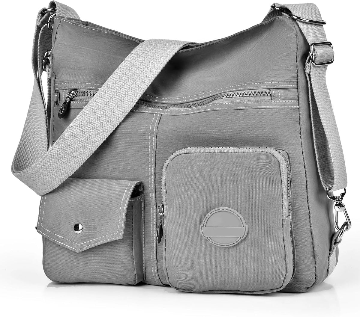 Hobo Purse for Women, Nylon Crossbody Shoulder Handbag Convertible Backpack - Image 14