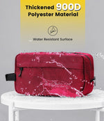 Vorspack travel bag side handle and zipper detail