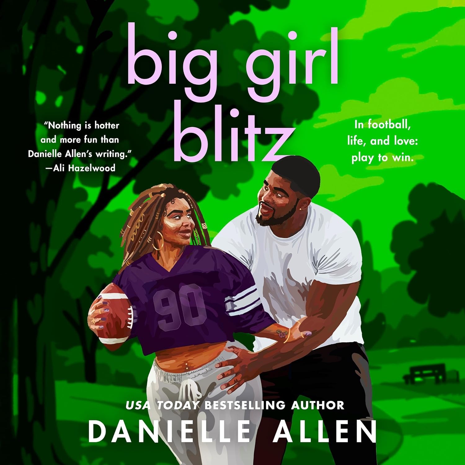Danielle Allen Big Girl Blitz Curve Book Three Audible Audio Edition digital cover artwork.