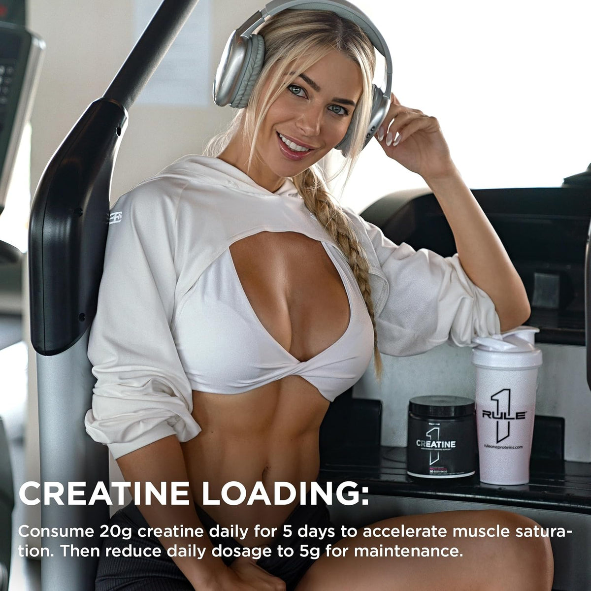 Rule 1 athletic performance supplement packaging details
