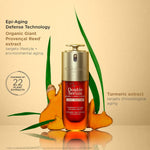 Clarins Double Serum Light Texture texture swatch on skin