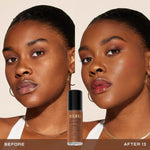 Texture swatch of Milani Conceal and Perfect Foundation in Chestnut
