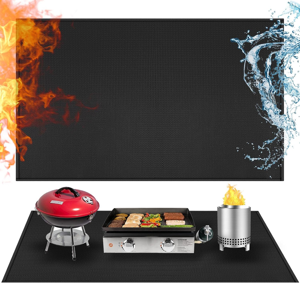 Folded Amerbro heat resistant mat for compact storage