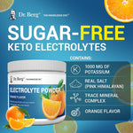 High potency electrolyte replenishment drink mix for fasting and intermittent dieting.