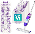 ZMZPA Power Mop Pads front view showing thirty two disposable refills pack.