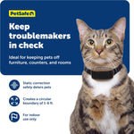 PetSafe wireless pet barrier packaging showing cats and dogs training solution.