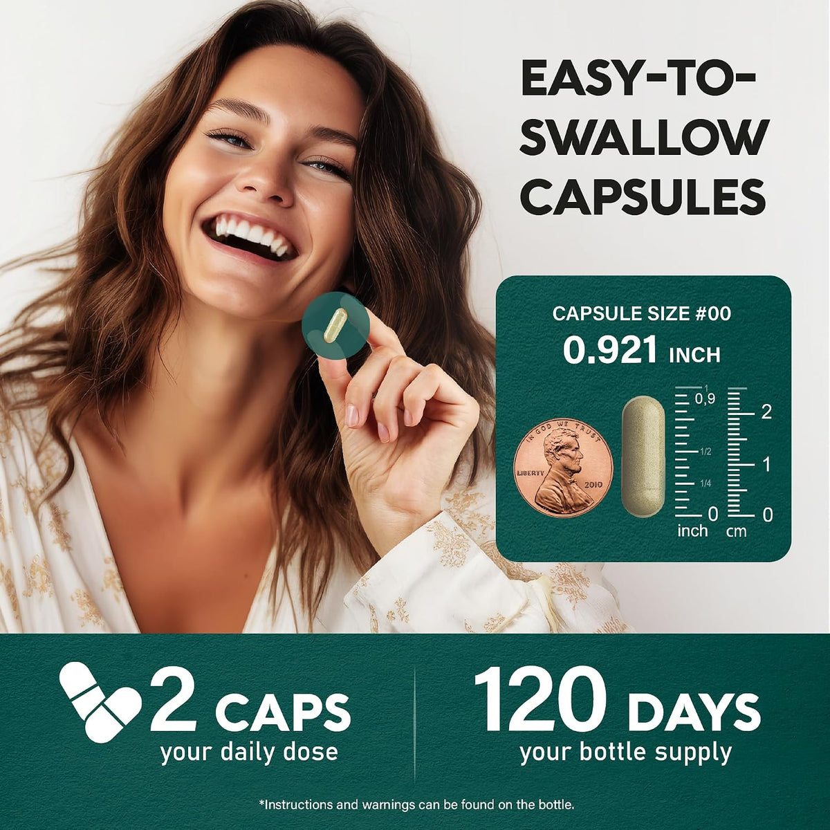 Nutraharmony Lions Mane Supplement Capsules vegan capsule close up view