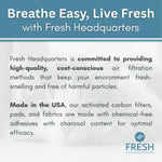 Unscented pre cut carbon filter sheets for automated pet waste drawers