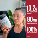 Rule 1 Multi-Source Collagen mixing into water glass