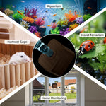 5MP Aquarium & Terrarium Camera, WiFi Pet Camera, Time-Lapse Video, Walnut Wood Case, 120 degrees Wide-Angle Anti-Glare Lens, Video Playback, Motion Detection, Easy Magnetic Install for Fish, Reptiles - Image 10