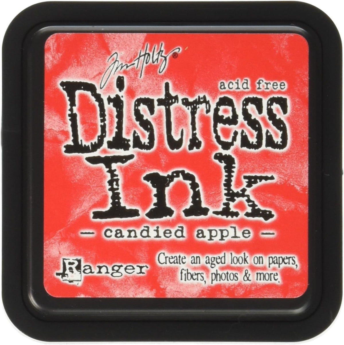 Ranger Tim Holtz Distress Ink Pad Candied Apple front view craft supply