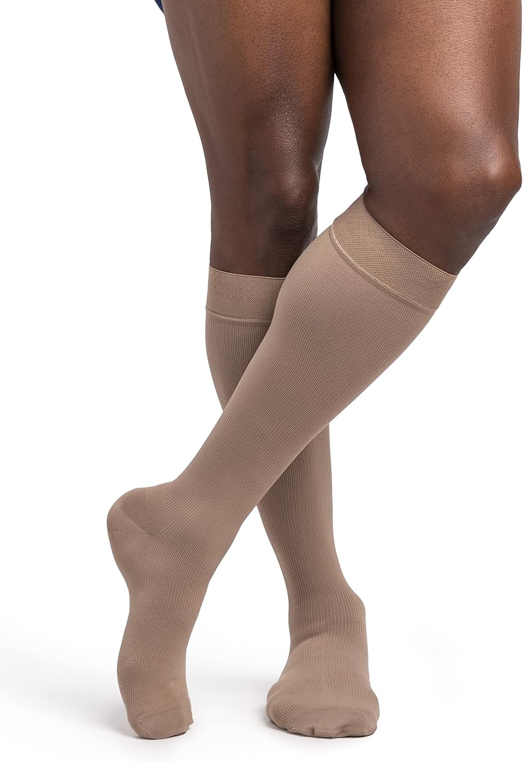 Sigvaris 15-20mmHg compression socks fabric texture close-up