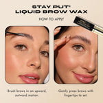 Cruelty free vegan eyebrow setting gel infused with argan oil
