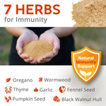 Close Up Of The All Natural Herbal Blend Showing Herbs And Seeds
