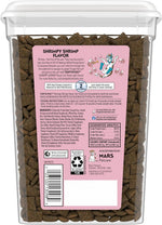 Imported USA adult cat snacks in sixteen ounce stay fresh container