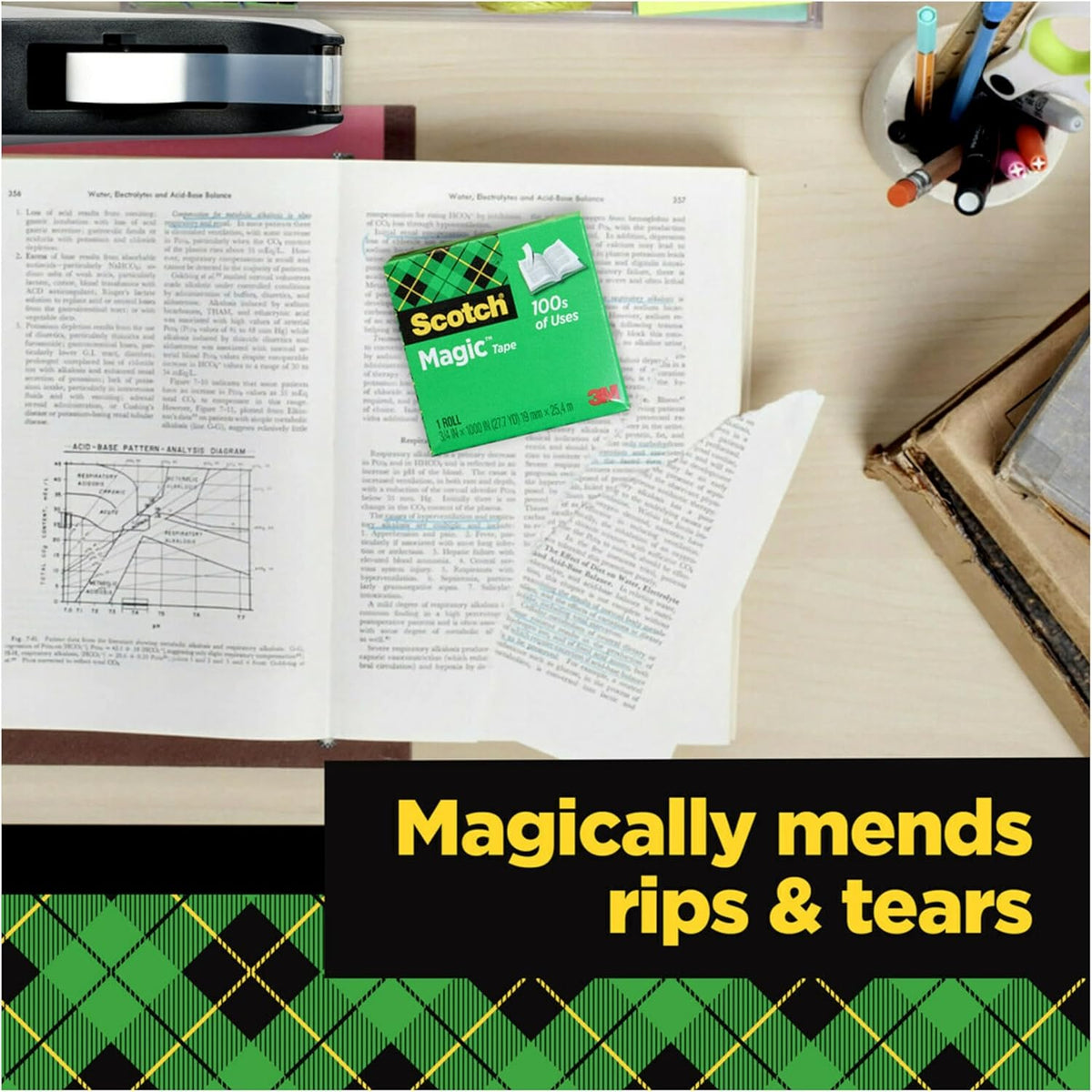 Scotch Magic Tape, Invisible, Home Office Supplies and Back to School Supplies for College and Classrooms, 1 Roll - Image 6