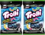 Trolli Sour Brite Crawlers Candy, Cherry-Lemon, Strawberry-Grape & Orange-Lime, Sweet and Sour, Gummy Worms, 7.2 oz - Image 9