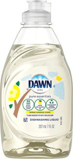 Dawn Antibacterial Hand Soap Lemon packaging top cap seal USA imported