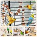 ZooVibe medium bird cage accessory hanging setup close up view