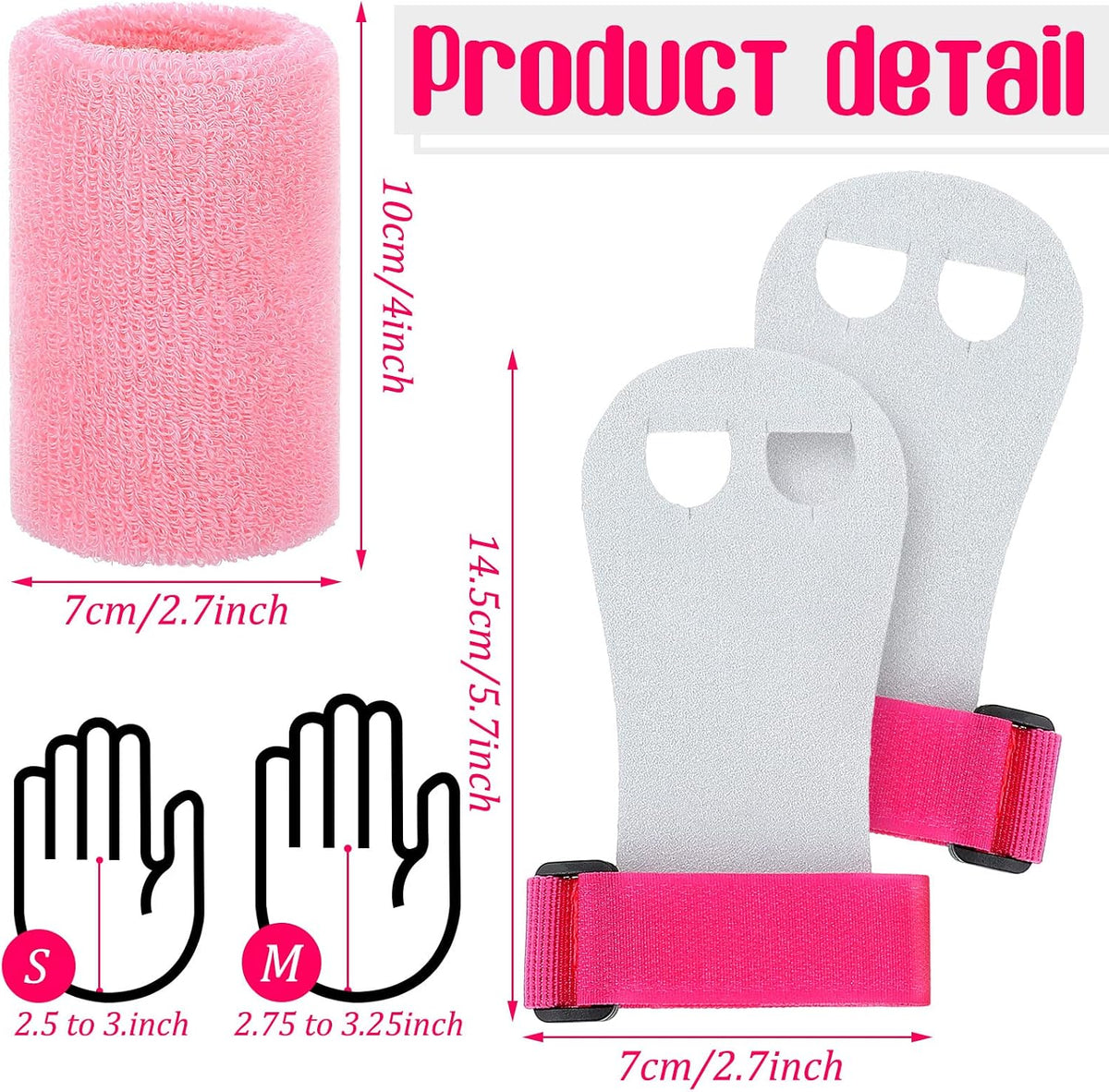 Civaner artificial leather hand grips for gymnastics palm protection