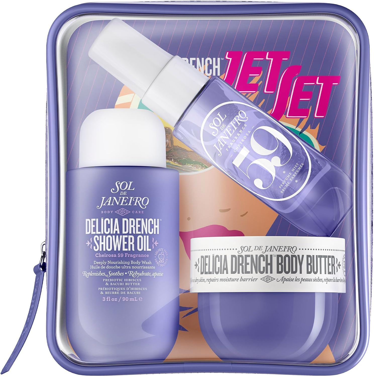 Sol De Janeiro Delícia Drench Jet Set front view authentic import