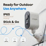 Waggle 4G camera with solar panel accessory