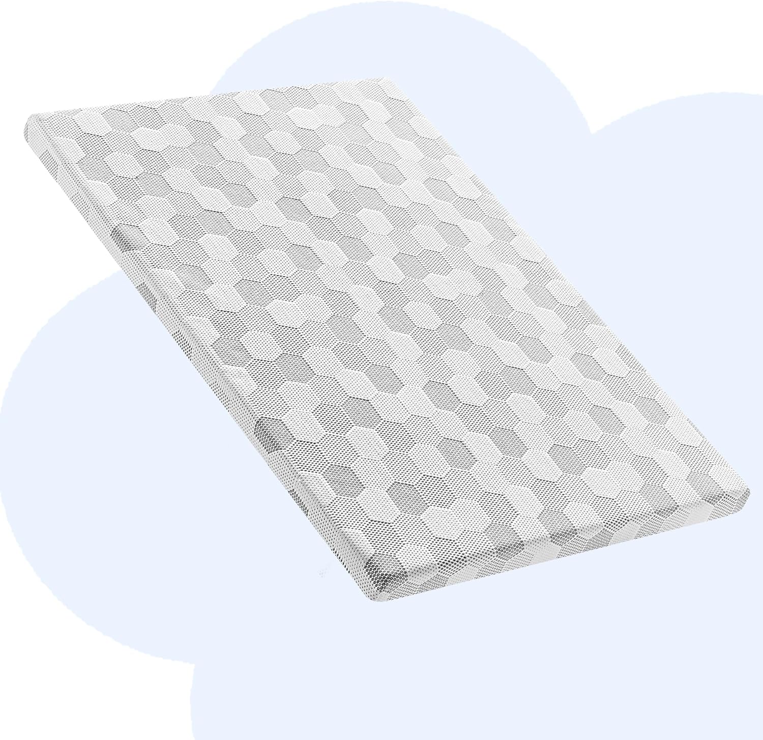 ELFXROS waterproof pack and play mattress pad top view