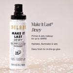 Milani Dewy finish moisturizing face spray bottle for glowing skin look