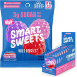 SmartSweets Variety Pack, Gluten Free Gummies, Plant Based Snacks for Adults & Kids, Chewy Candy, Low Sugar, Includes Sweet Fish, Sourmelon Bites, Peach Rings & Sour Blast Buddies, 50g Bags, 8 Pack - Image 10