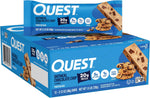 Quest Nutrition Oatmeal Chocolate Chip Protein Bars front box view