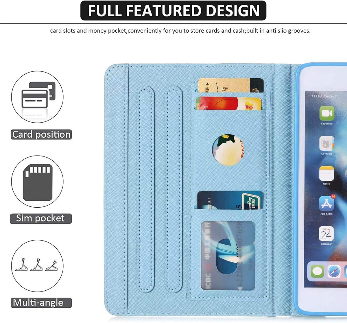 Fancity protective case precise cutouts for ports and camera