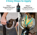 Non caustic copper based hoof treatment spray for horses and livestock.