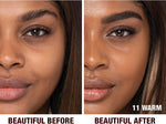 Hydrating liquid makeup tube texture swatch for radiant skin.