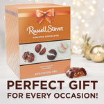 Russell Stover American chocolate gift box back nutrition label information