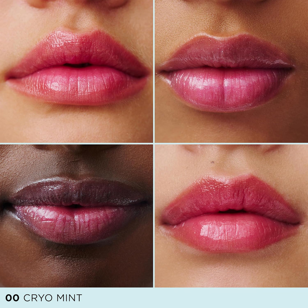Clarins nourishing lip balm open showing texture