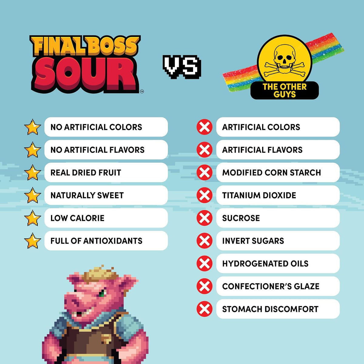Final Boss Sour Blueberries individual 1.06 ounce pouch