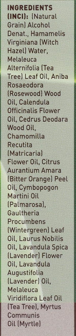 Desert Essence blemish treatment stick label details