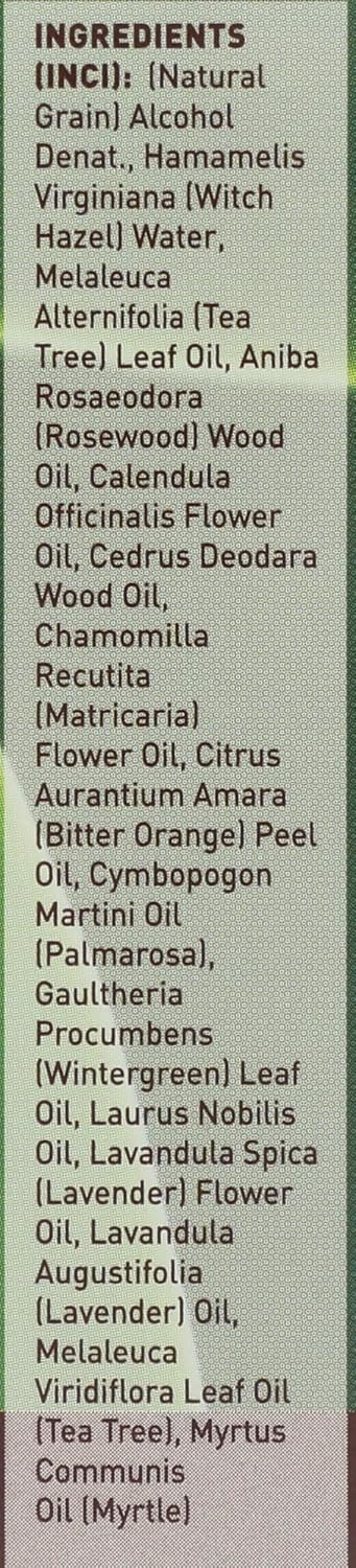 Desert Essence blemish treatment stick label details
